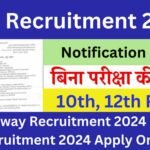 Railway Recruitment 2024 RRB Recruitment 2024