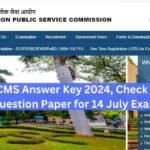 UPSC CMS Answer Key 2024, Check Solved Question Paper for 14 July Exam