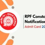 RPF Constable Exam Date 2024