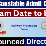 RPF Constable Admit Card 2024