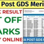 India Post GDS Merit List 2024 Check Result, Cut Off Marks Online @ Indiapostgdsonline.gov.in