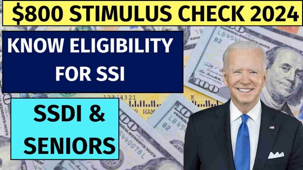 $800 Stimulus Check 2024